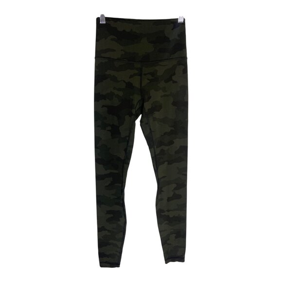 Lululemon Align Pant *Full Length 28" Incognito Camo Multi Gator Green-sz 4 - Picture 1 of 10